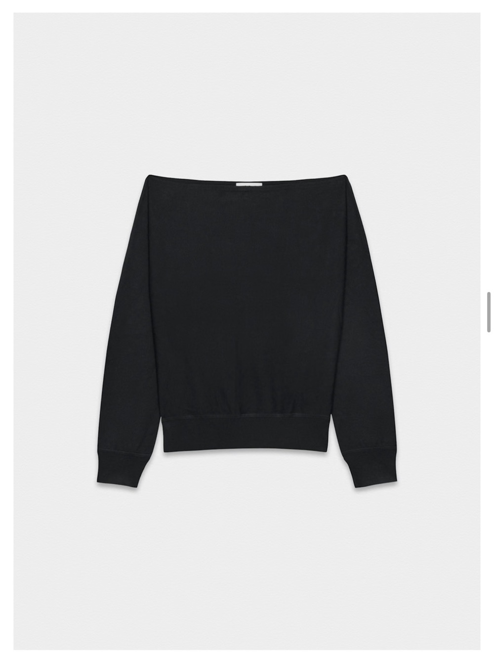 Aritzia Inspiration Black Off-Shoulder Women's Sweater